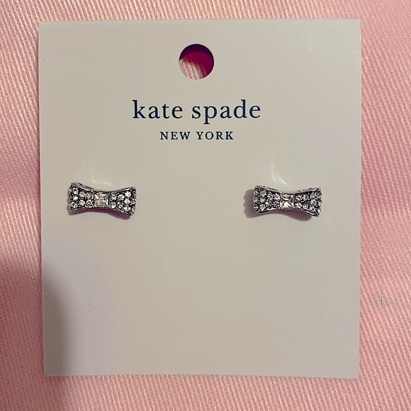 New! Kate Spade Bow Stud Earrings - Picture 3 of 7